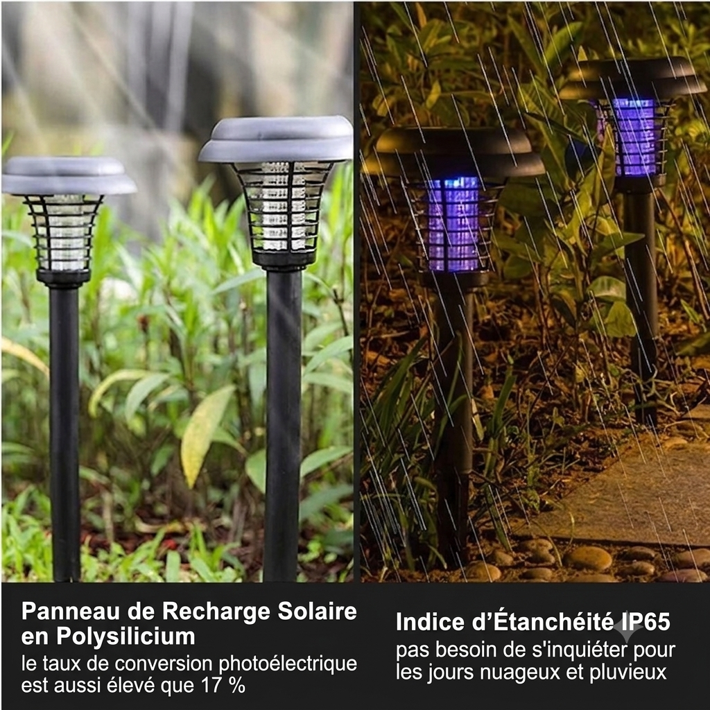 Lampe Solaire Anti-Moustiques
